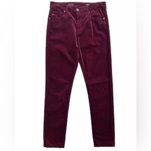 AG Farrah High Rise Skinny Pant Velvet Stretch 24